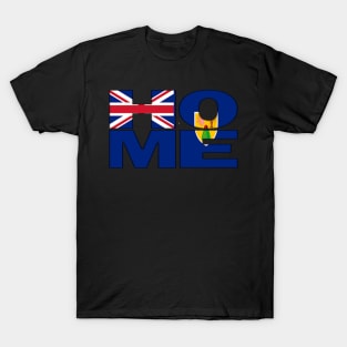 Turks and Caicos Collections Flag Spelling HOME - Soca Mode T-Shirt